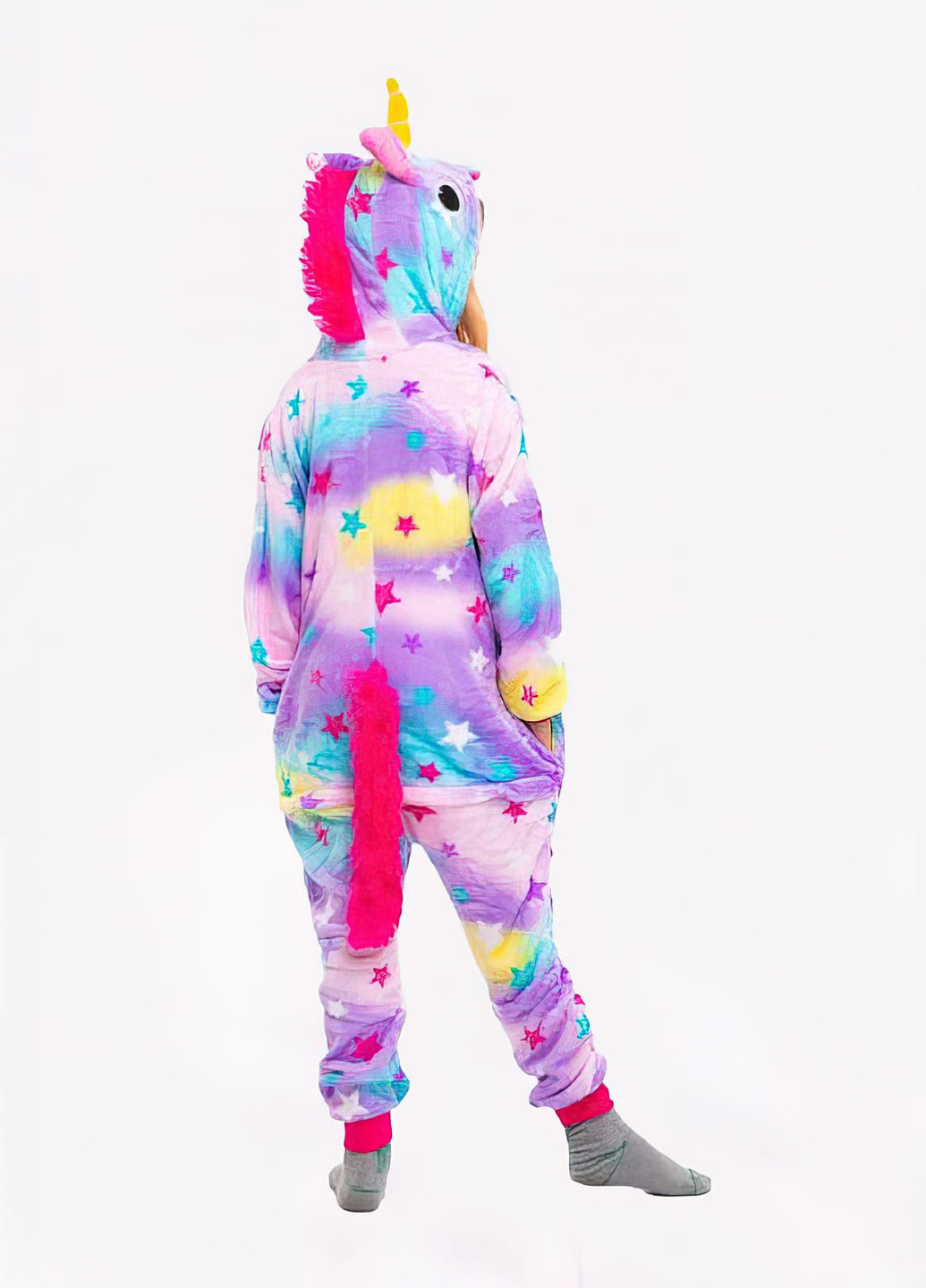 Комбинированная всесезон детская пижама кигуруми звездный единорог DobraMAMA