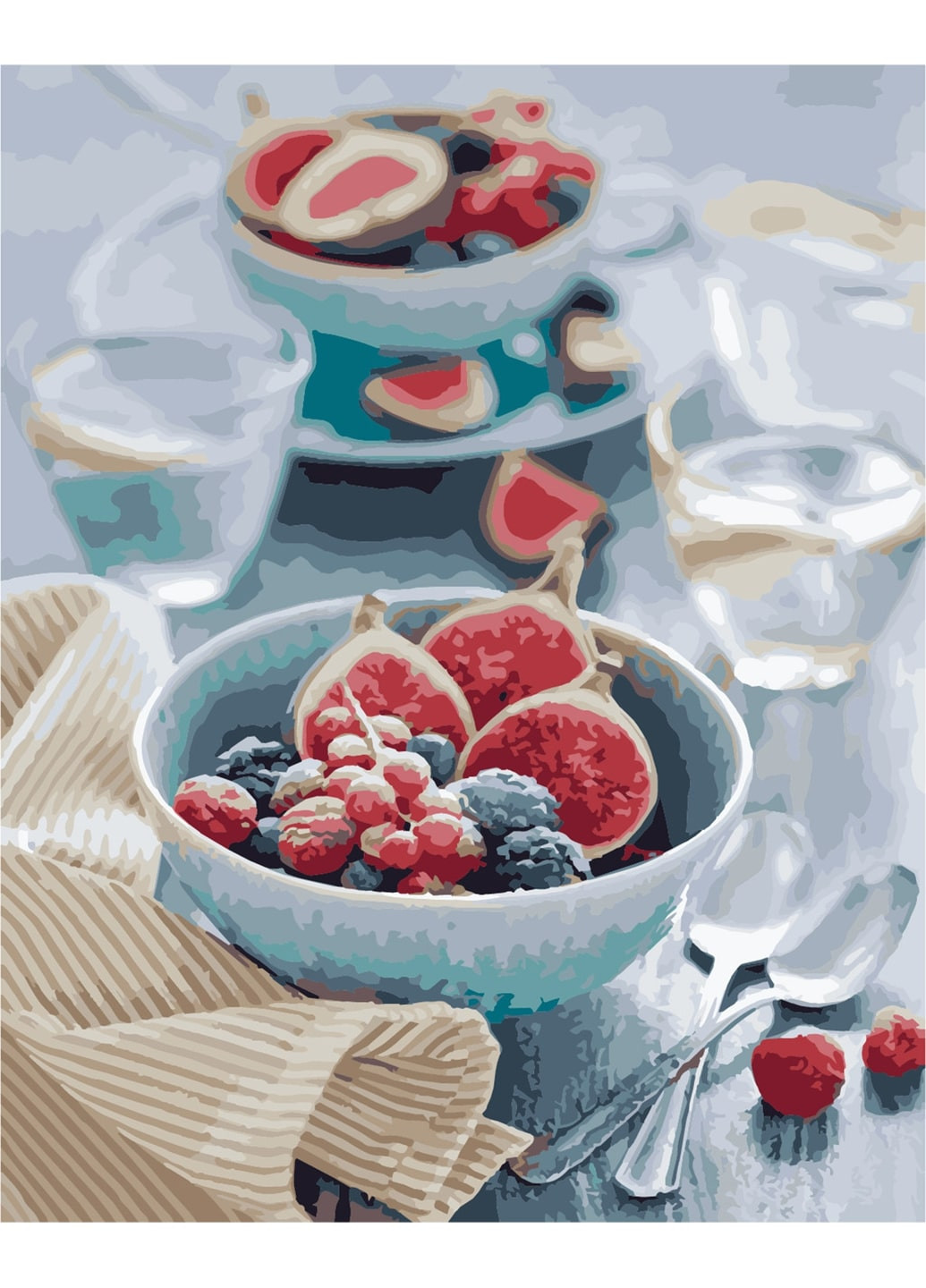 Картина по номерам "Фруктовий сніданок" 40х50 см ArtStory (250449337)