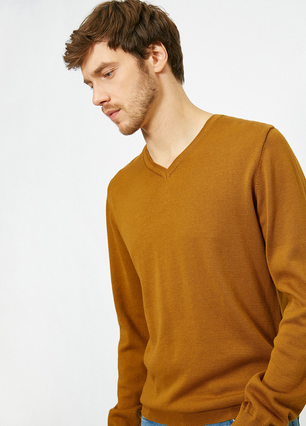 Гірчичний демісезонний пуловер пуловер KOTON