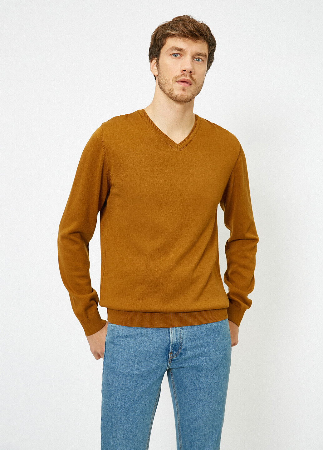 Гірчичний демісезонний пуловер пуловер KOTON