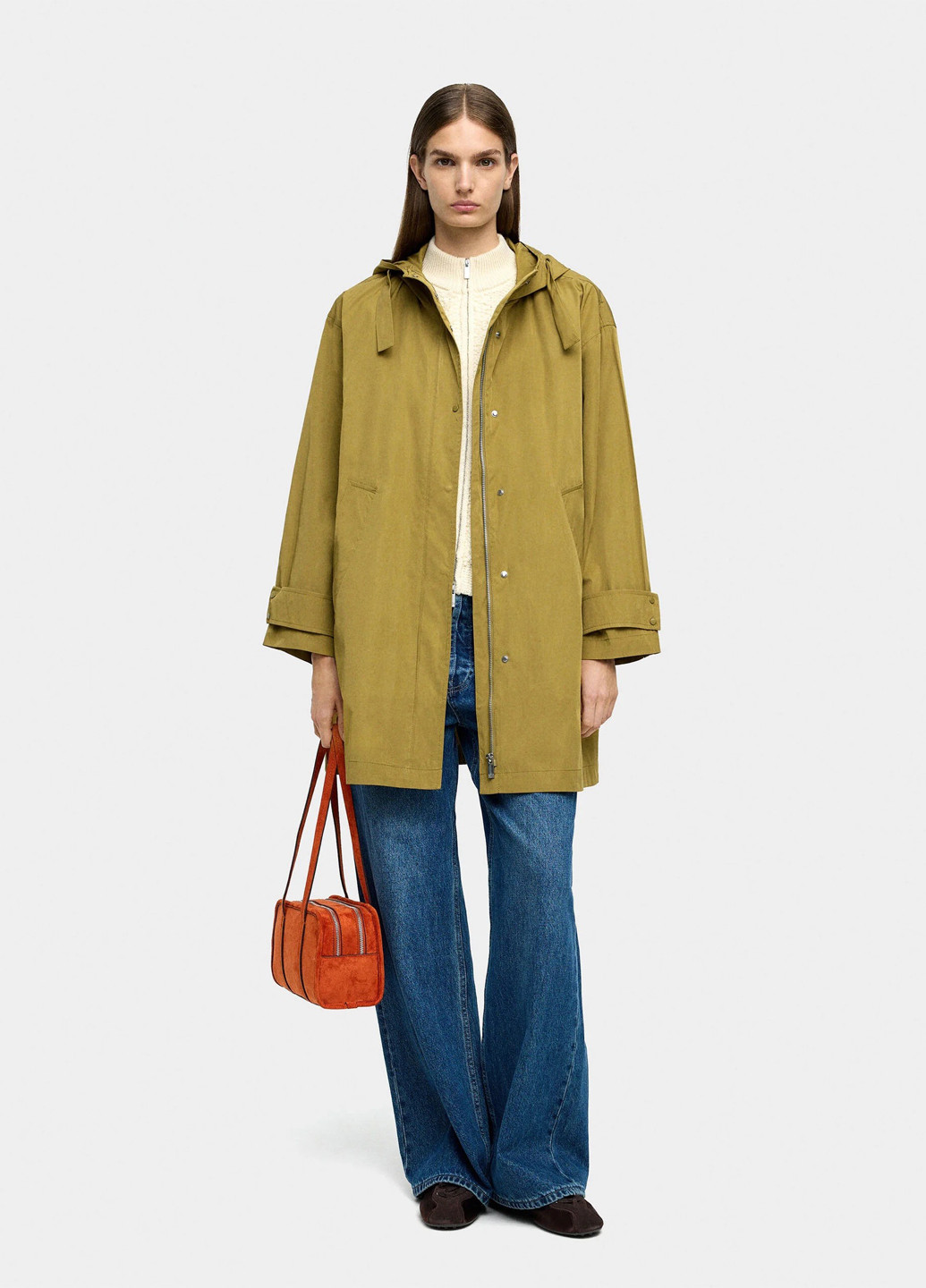 Плащ Parfois на кнопках, на блискавці демісезон (364663557)