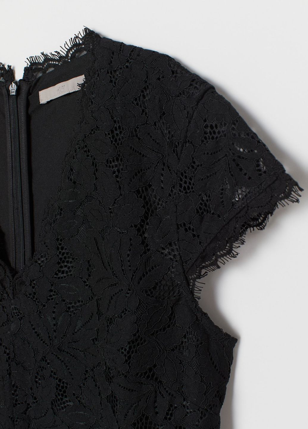 Черное кэжуал платье H&M однотонное