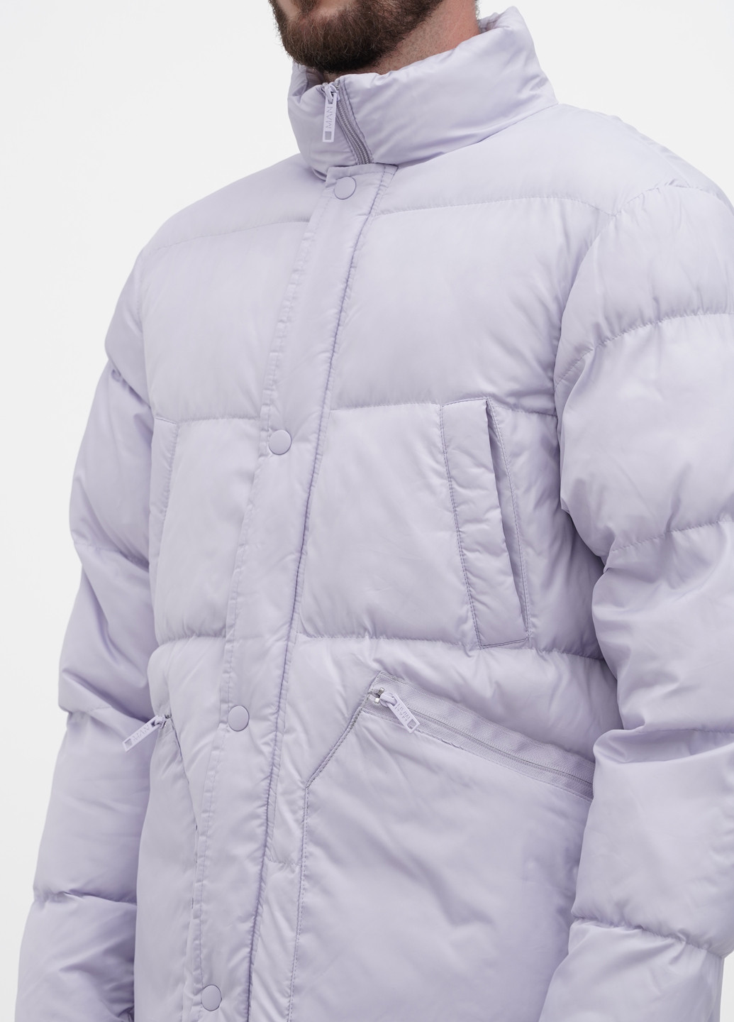 Светло-фиолетовая зимняя куртка Boohoo