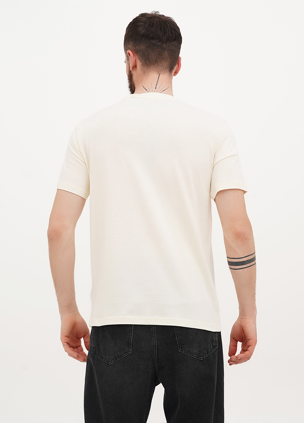 Айворі футболка Mustang