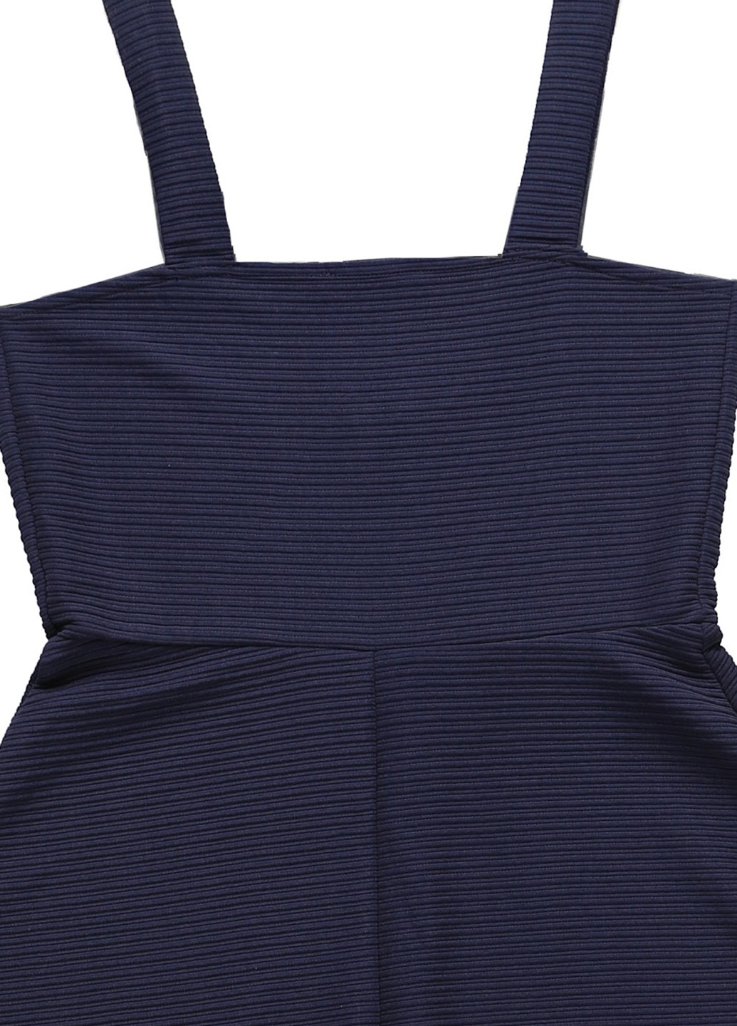 Темно-синее кэжуал платье клеш Kiomi однотонное