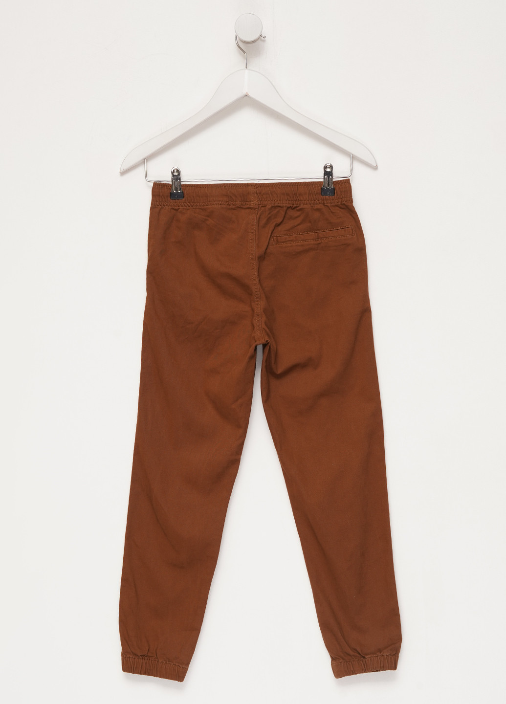 Коричневые кэжуал демисезонные джоггеры брюки H&M