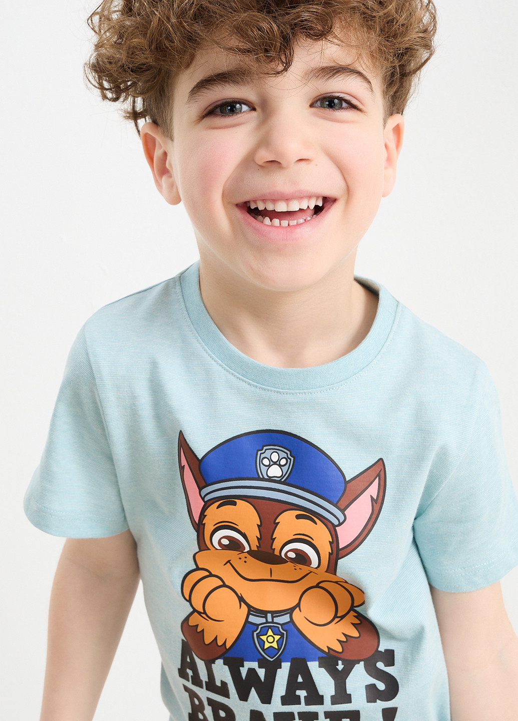 Синий летний комплект (футболка, шорты) C&A