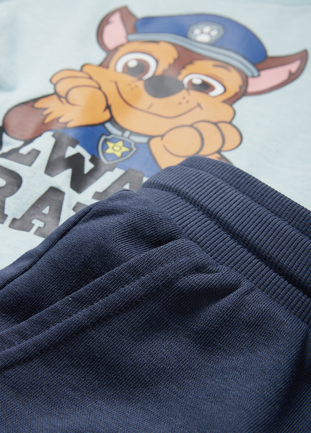 Синий летний комплект (футболка, шорты) C&A