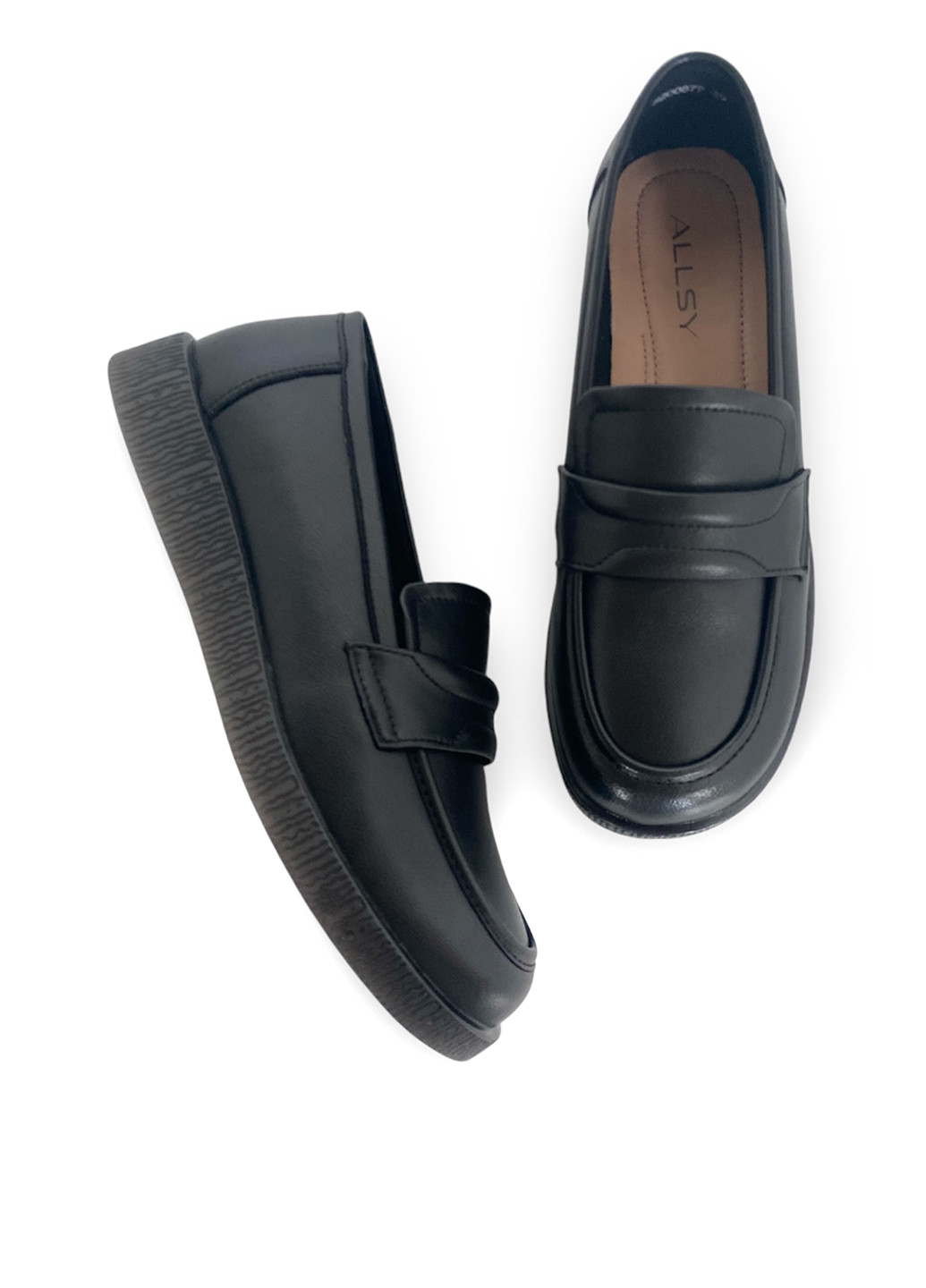 ALLSY Туфлі лофери чорний з натуральна шкіра, китай — демісезон (304153122)