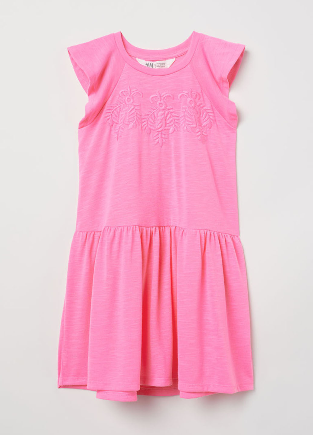 Розовое платье H&M (253052600)