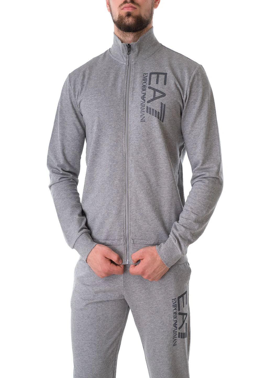 Сірий літній костюм спортивный ARMANI EA7