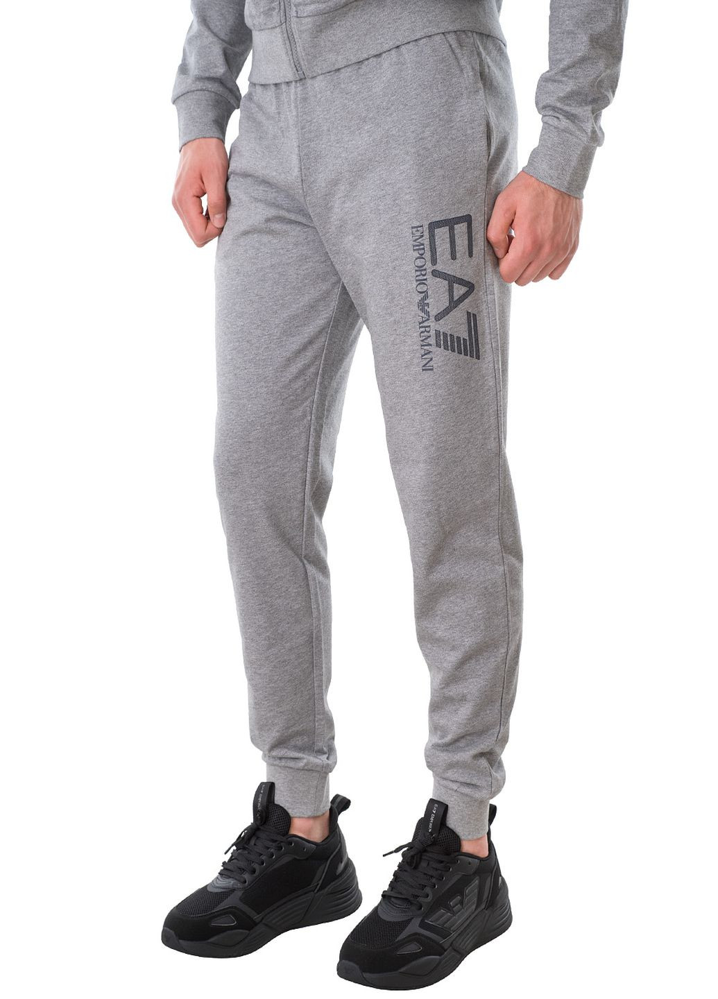 Сірий літній костюм спортивный ARMANI EA7