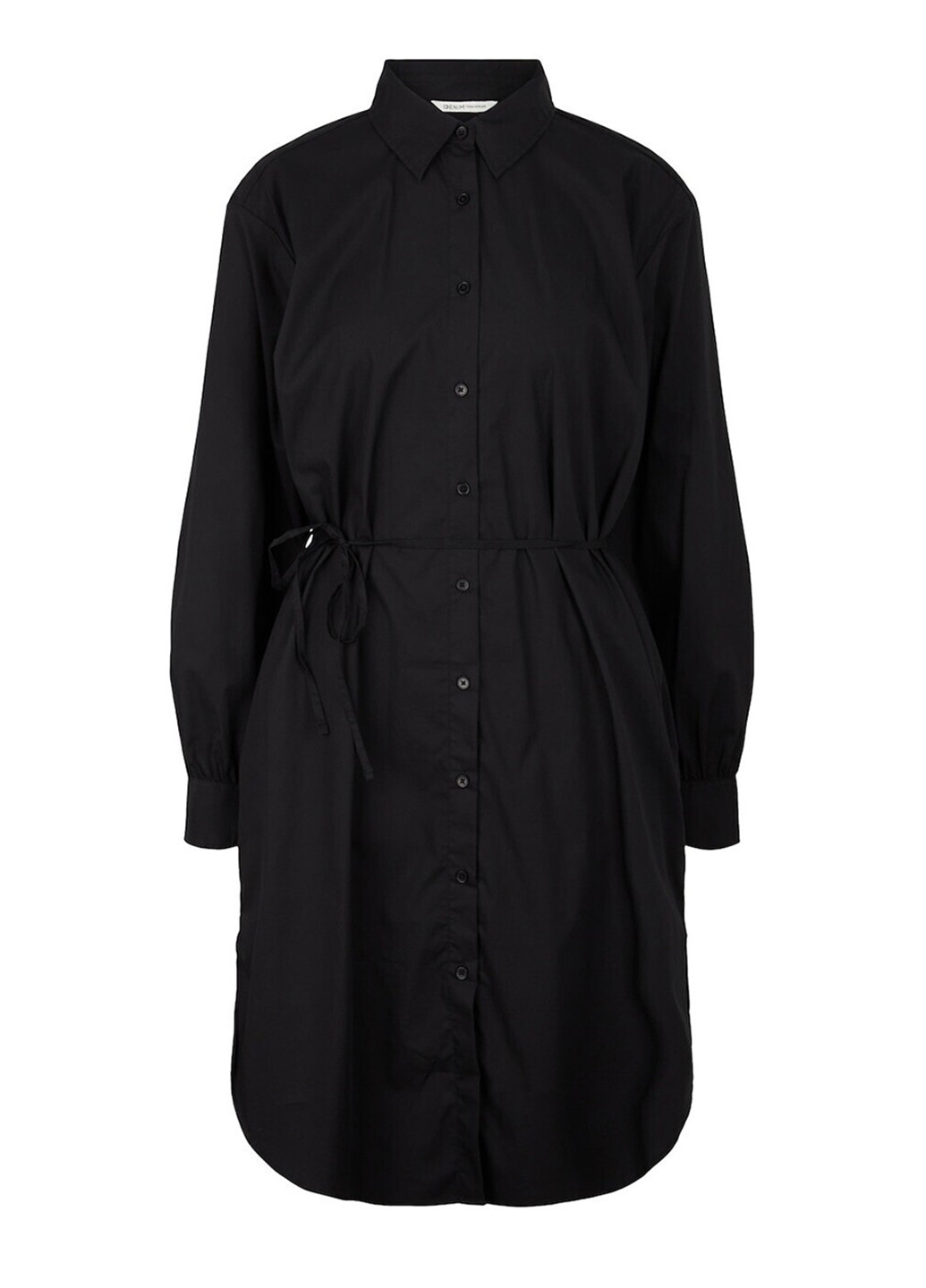Чорна кежуал сукня сорочка Tom Tailor однотонна