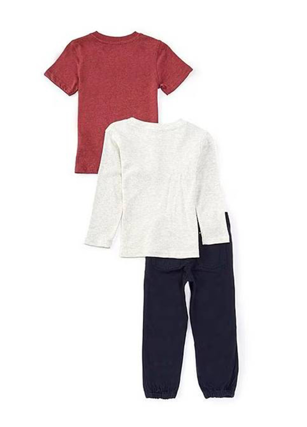 Комбинированный демисезонный костюм (футболка, лонгслив, брюки) брючный Tommy Hilfiger