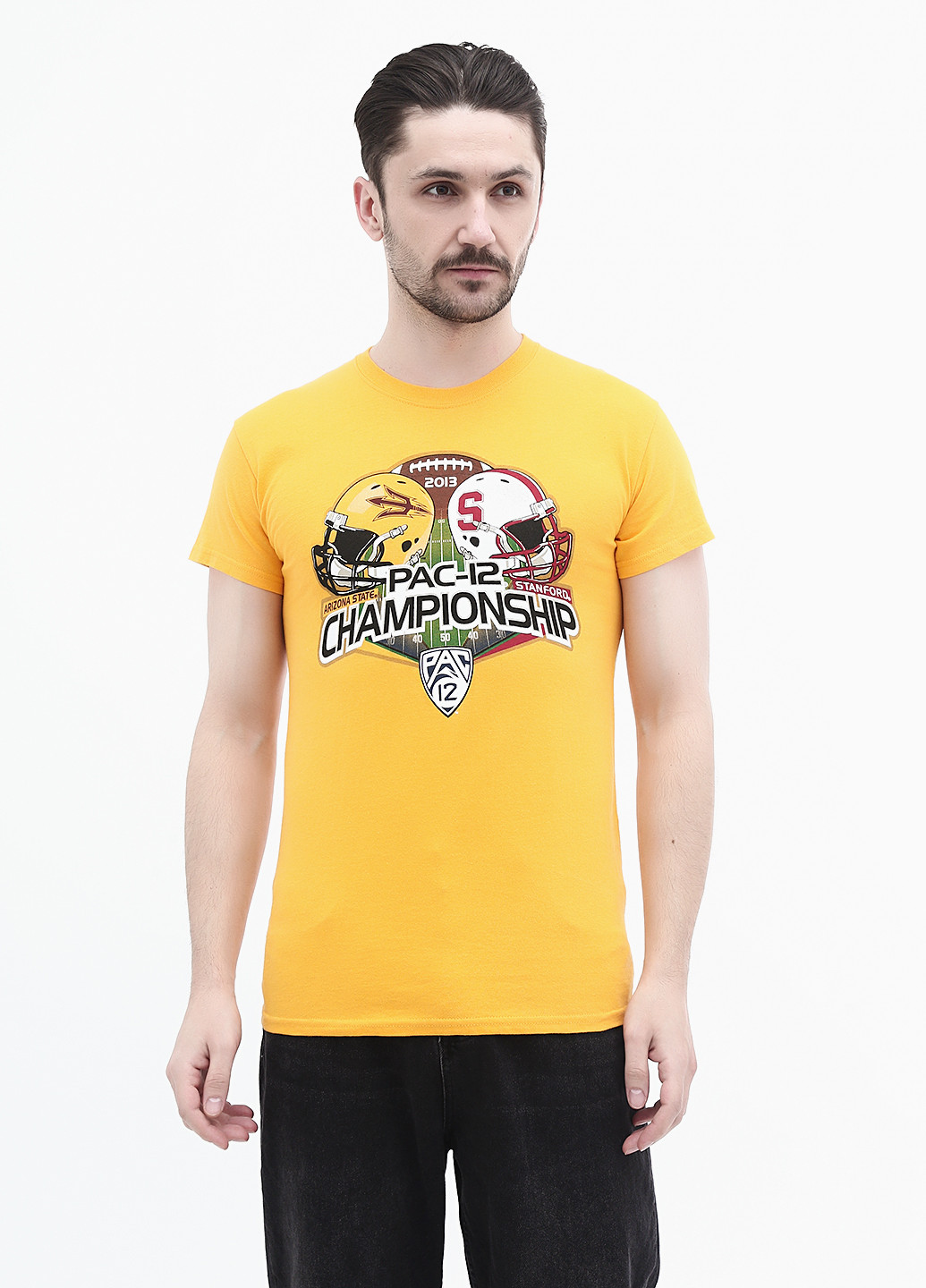 Светло-оранжевая футболка Blue 84