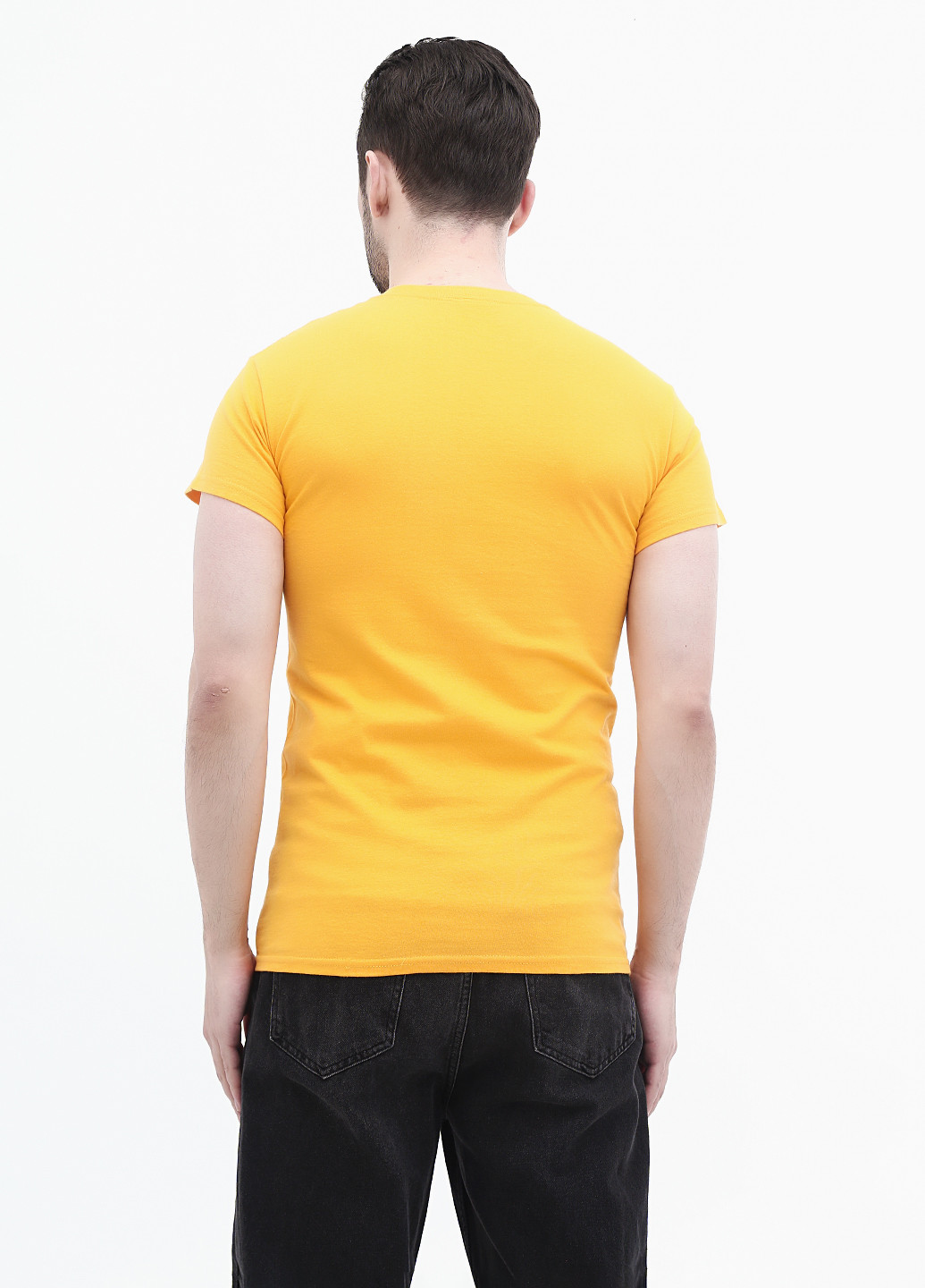 Светло-оранжевая футболка Blue 84