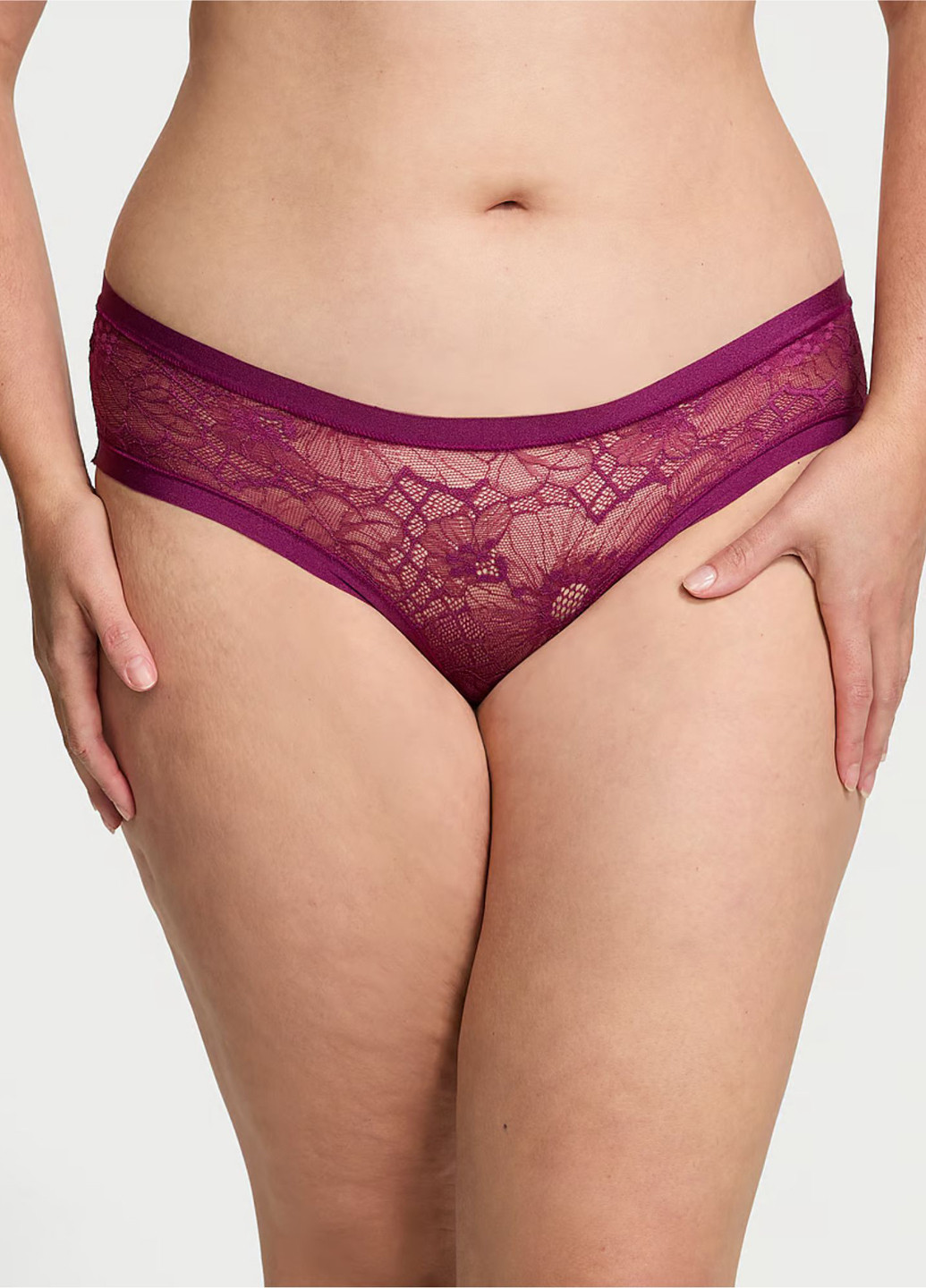 Бордовый демисезонный комплект (бюстгальтер, трусики) Victoria's Secret