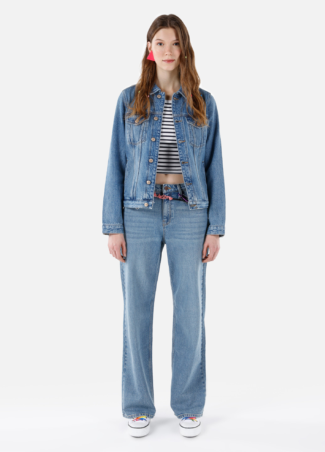 Синяя демисезонная куртка куртка-пиджак Colin's