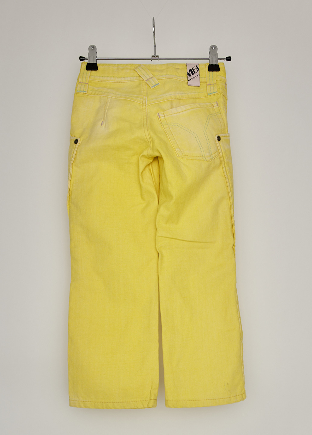 Желтые кэжуал демисезонные клеш брюки Miss Sixty