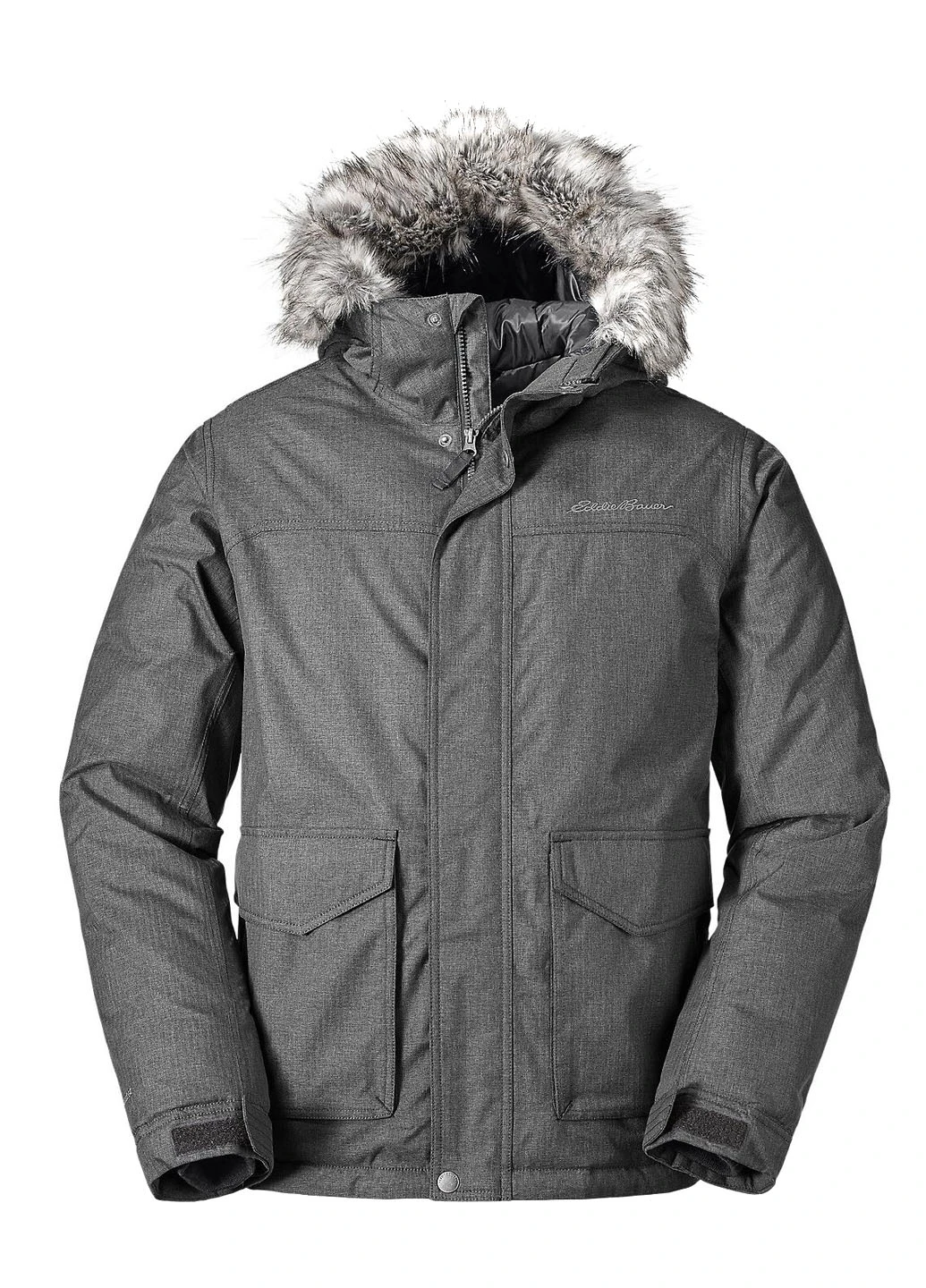 Коричневый зимний Пуховик Eddie Bauer