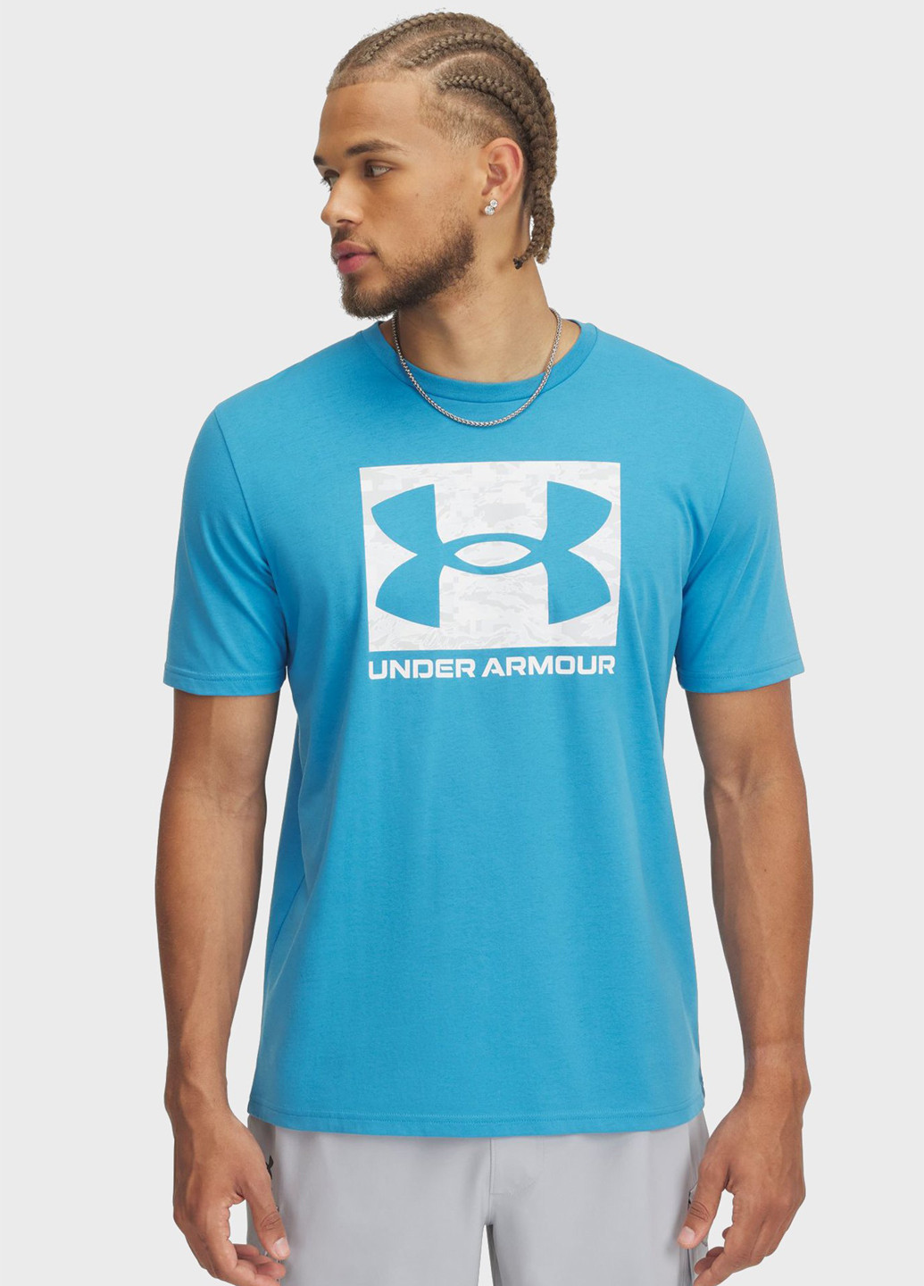 Голубая футболка Under Armour