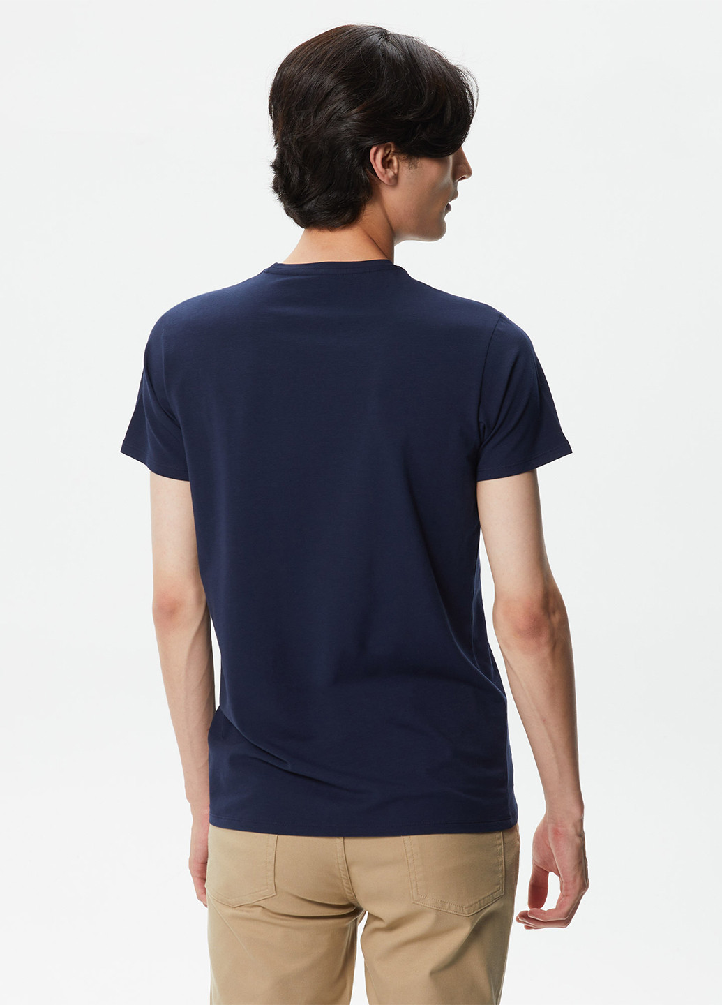 Темно-синя футболка Lacoste