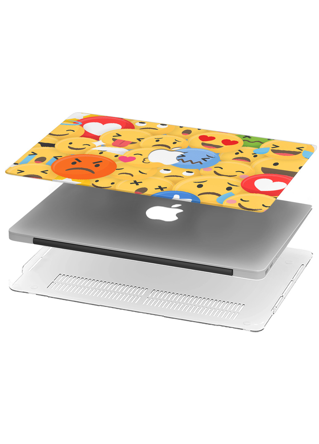 Чехол пластиковый для Apple MacBook Pro Retina 13 A1502 / А1425 Смайлы (6352-2522) MobiPrint (218865429)