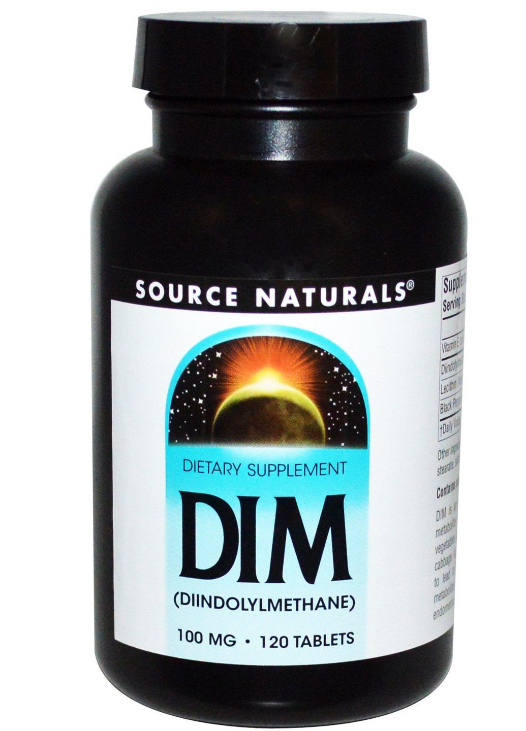 DIM (дииндолилметан) 100мг,, 120 таблеток Source Naturals (228293077)