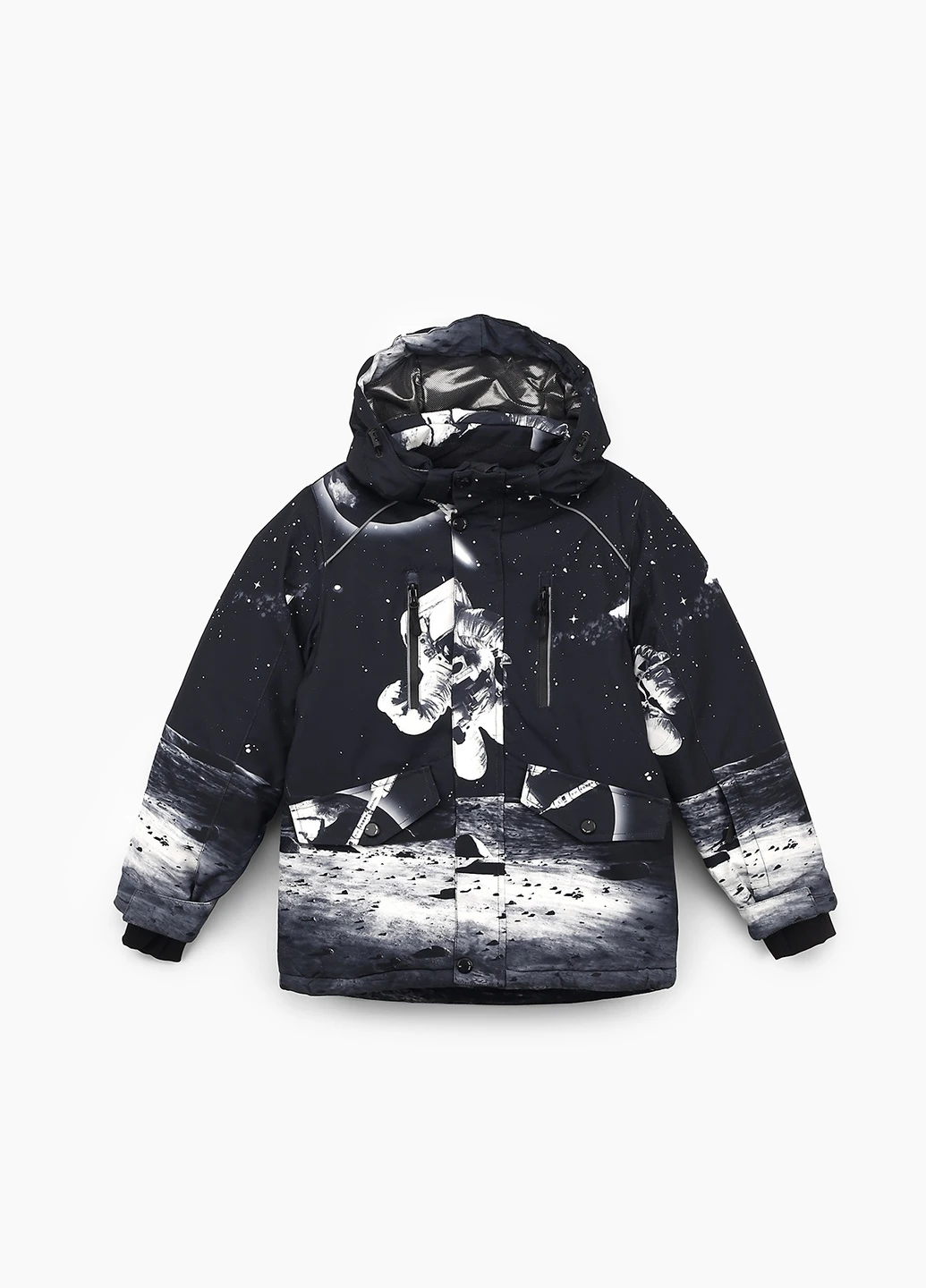 Чорна зимня термокуртка No Brand