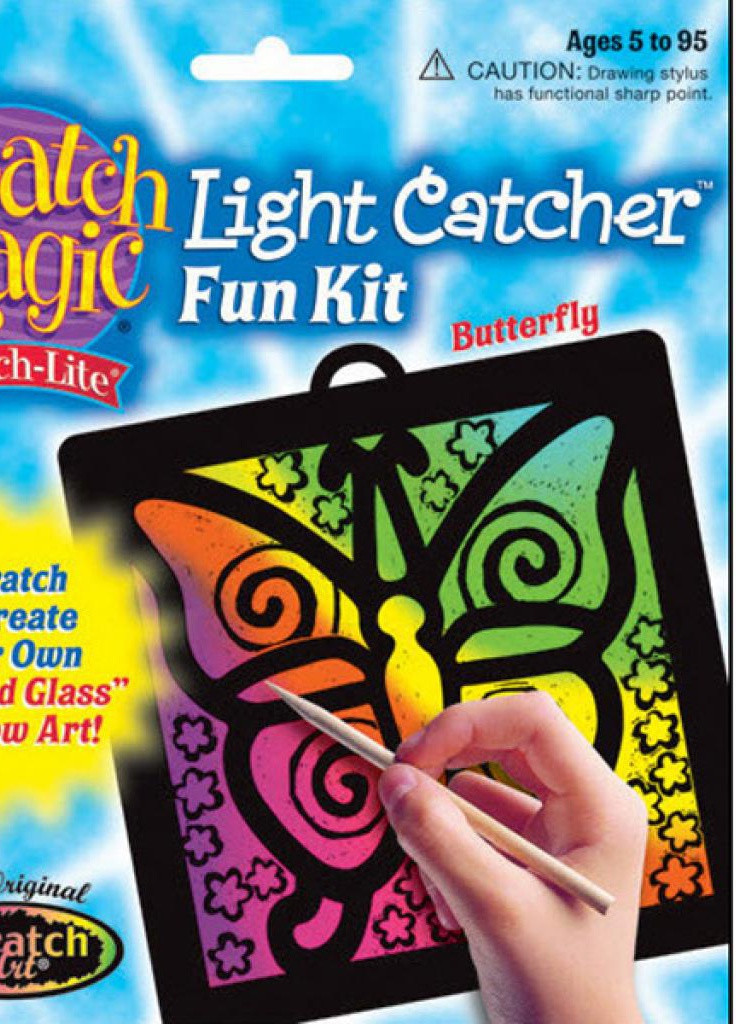 Набір для творчості Melissa & Doug Царапка-вітраж Метелик (MD5885) Melissa&Doug (202365802)