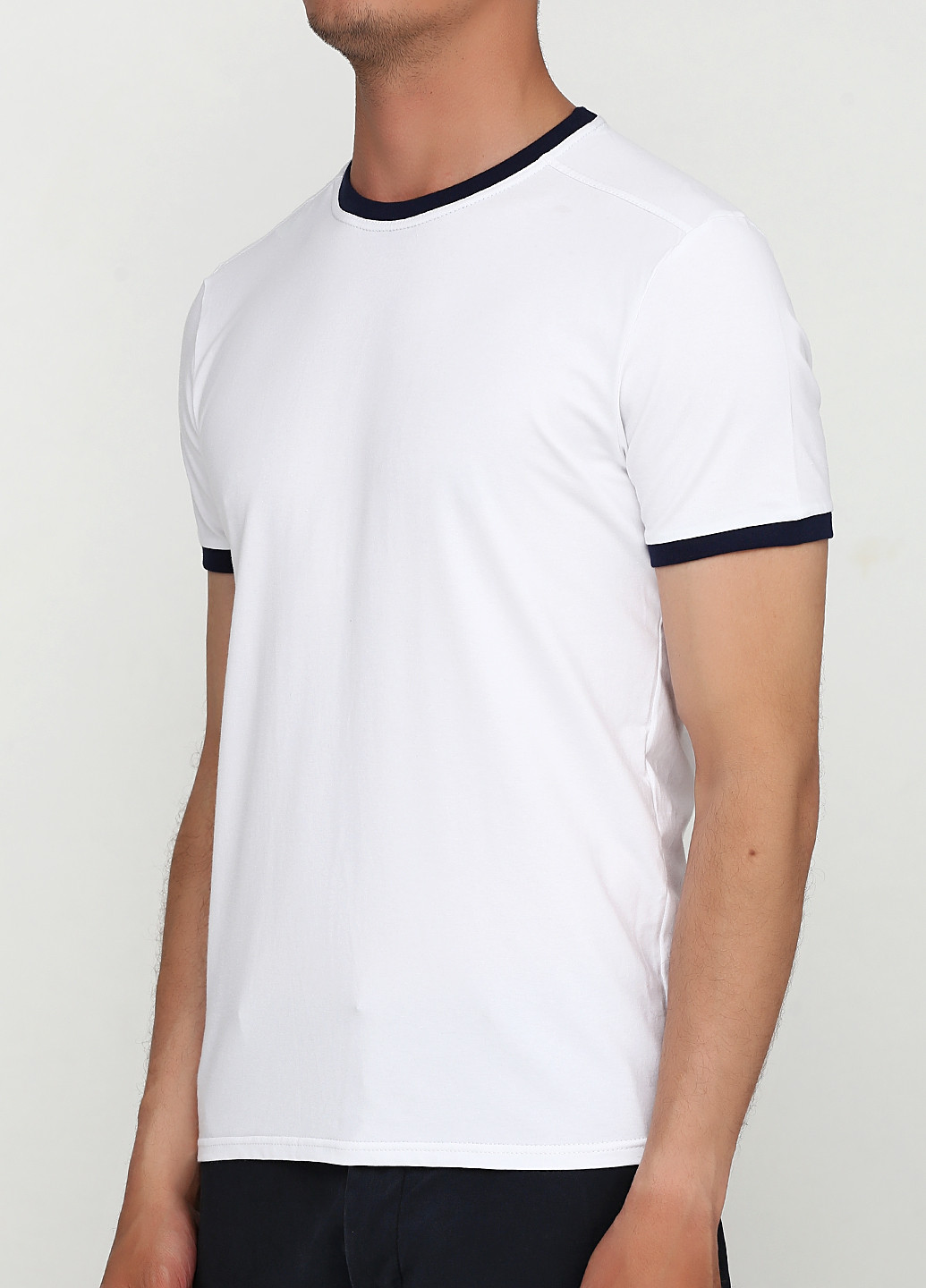 Біла футболка чоловіча 19м440-24 Malta