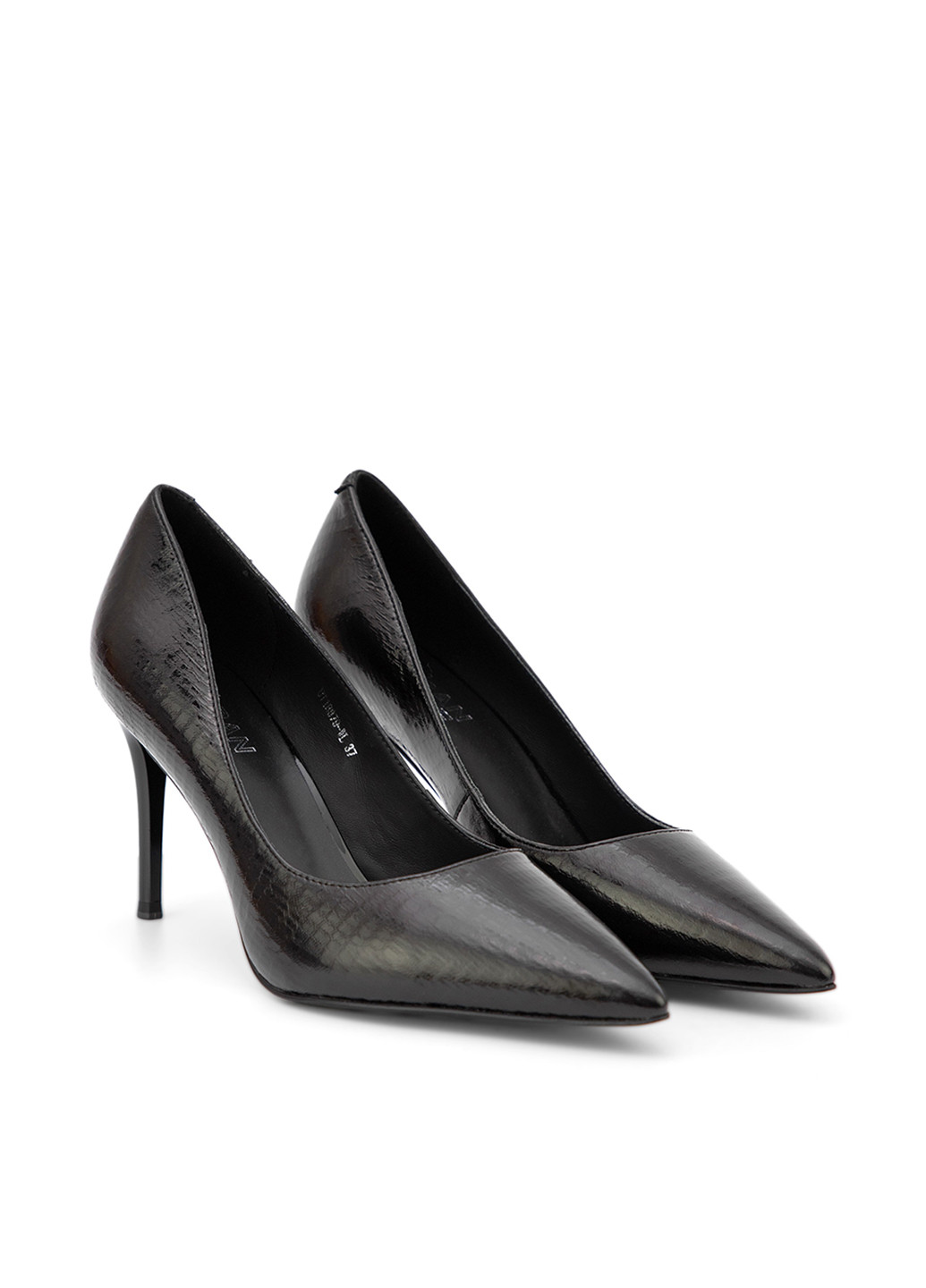 Respect Туфлі туфлі-човники чорний з натуральна шкіра, україна — демісезон (306619507)