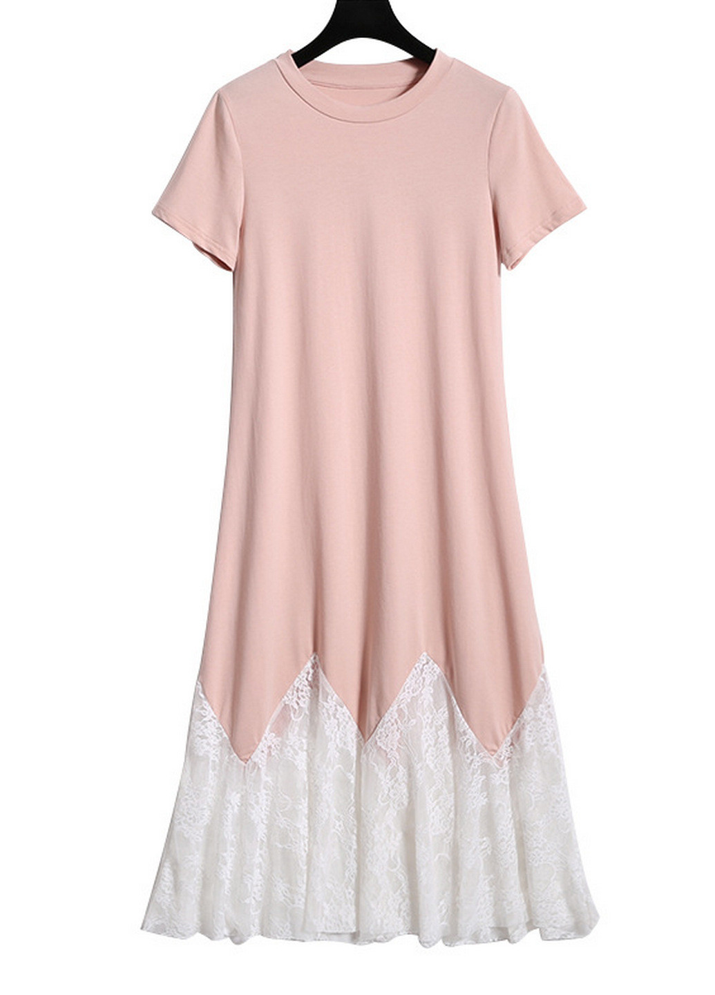 Рожева повсякденний плаття No Brand однотонна