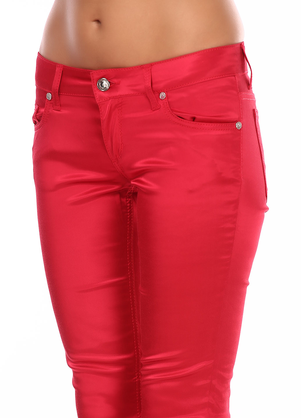 Красные кэжуал летние зауженные брюки Liu-Jo