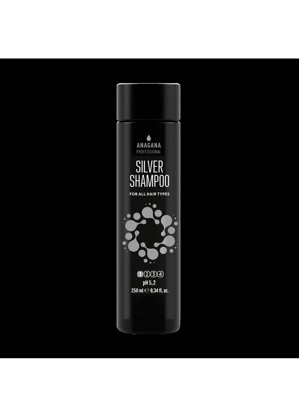 Шампунь Сріблястий з Анти Жовтим ефектом для всіх типів волосся SILVER SHAMPOO for all hair types 250 мл ANAGANA (252010904)