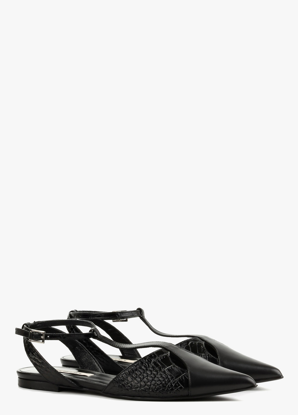 Le'BERDES Туфлі слінгбекі чорний з натуральна шкіра, україна — демісезон (328003893)