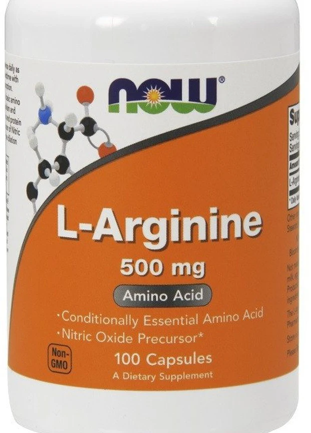 L-аргінін L-Arginine 500mg 100 caps Now (254916567)