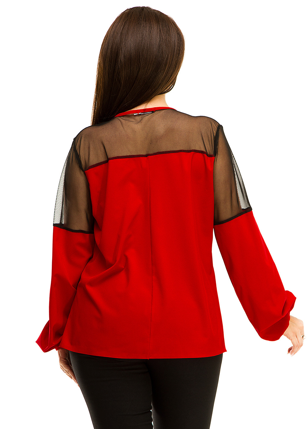 Червона демісезонна блуза Lady Style