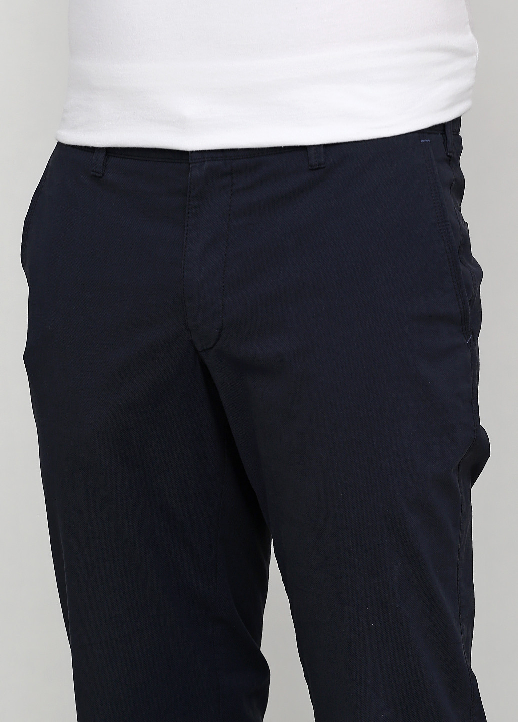 Темно-синие кэжуал демисезонные чиносы брюки Sunwill