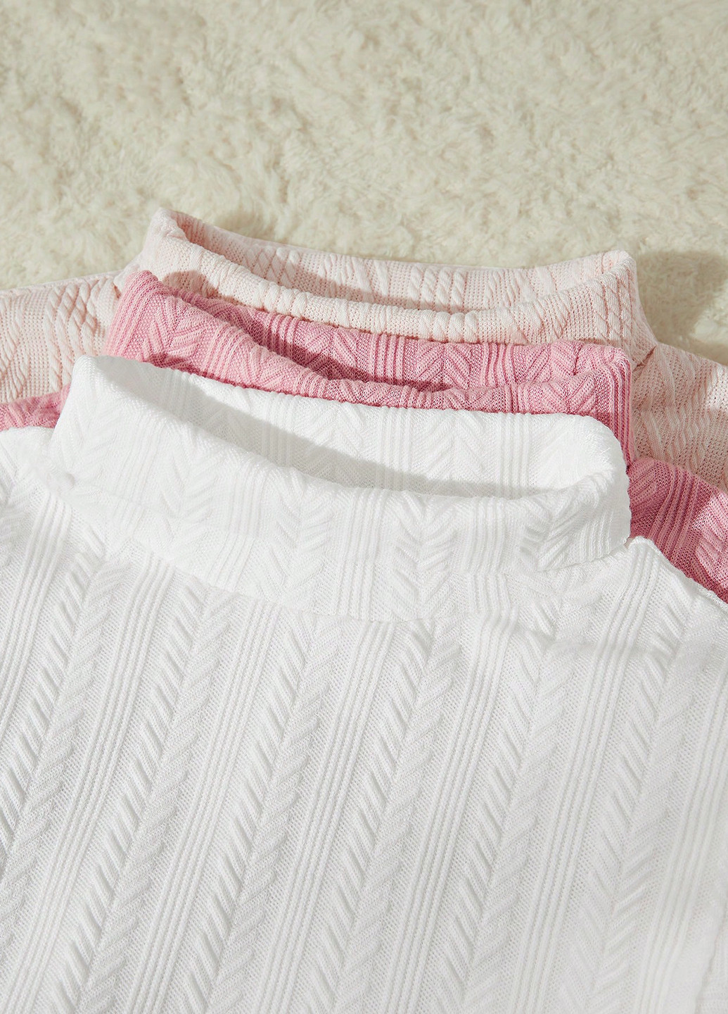 Комбинированный демисезонный свитер (3шт.) SHEIN