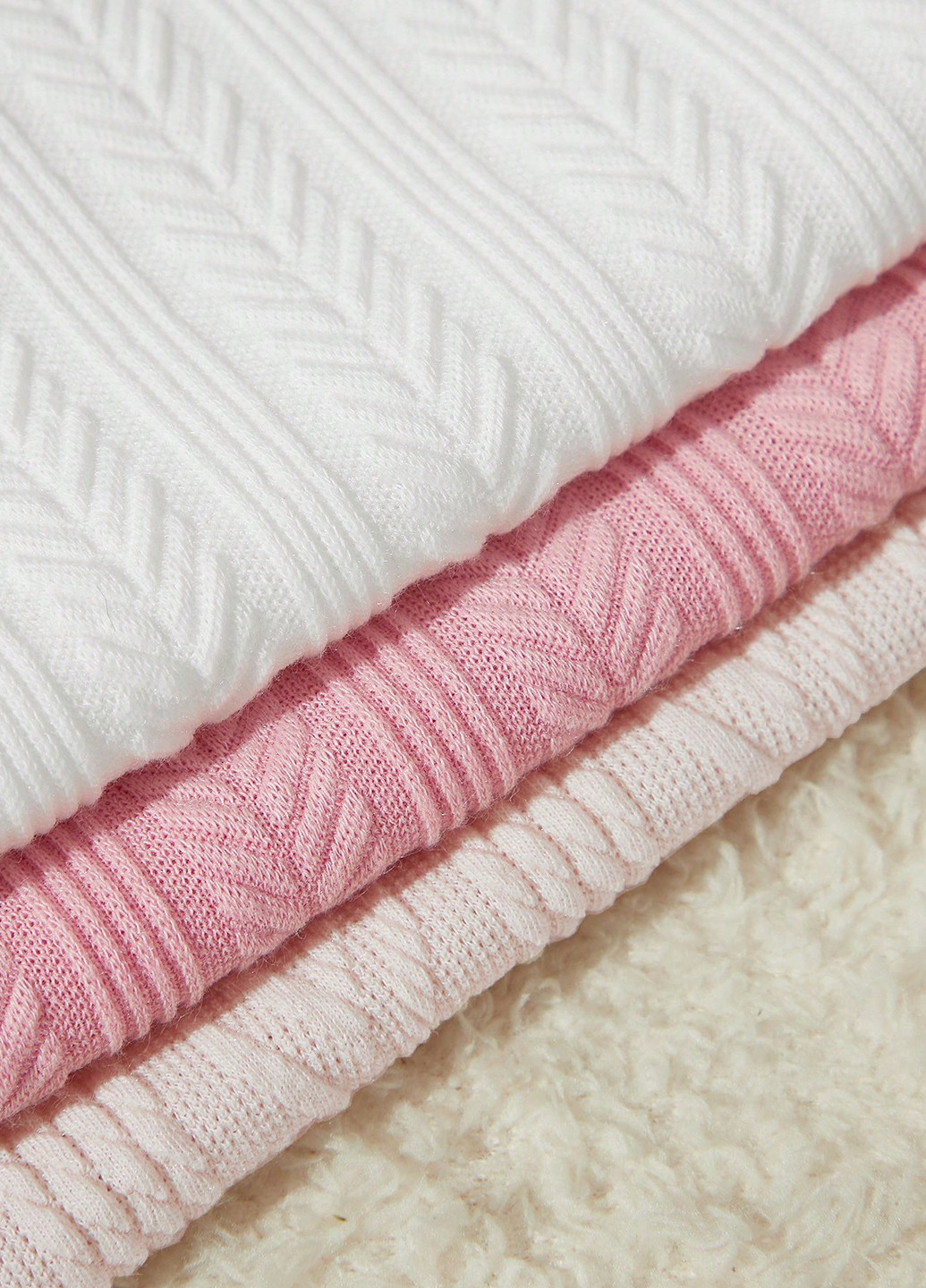 Комбинированный демисезонный свитер (3шт.) SHEIN