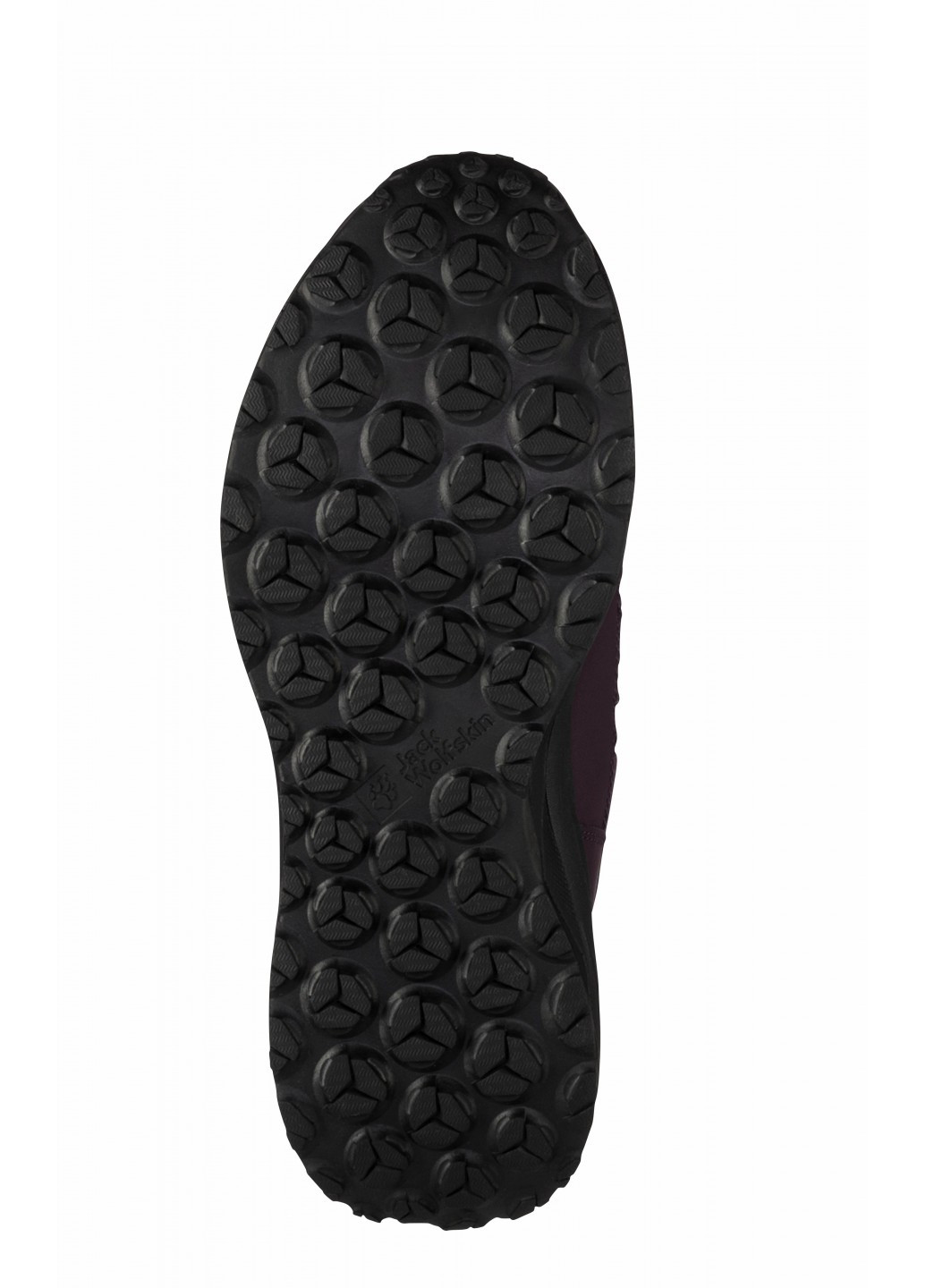 Темно-лиловые дутики Jack Wolfskin на молнии светоотражающие детали