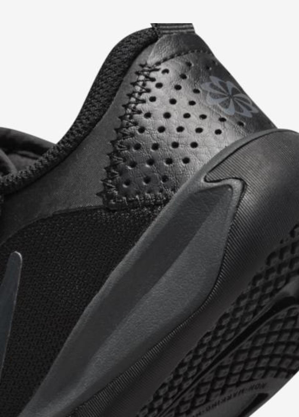 Чорні осінні кросівки dm9026-001 Nike Omni Multi-Court Younger Kids' Shoes