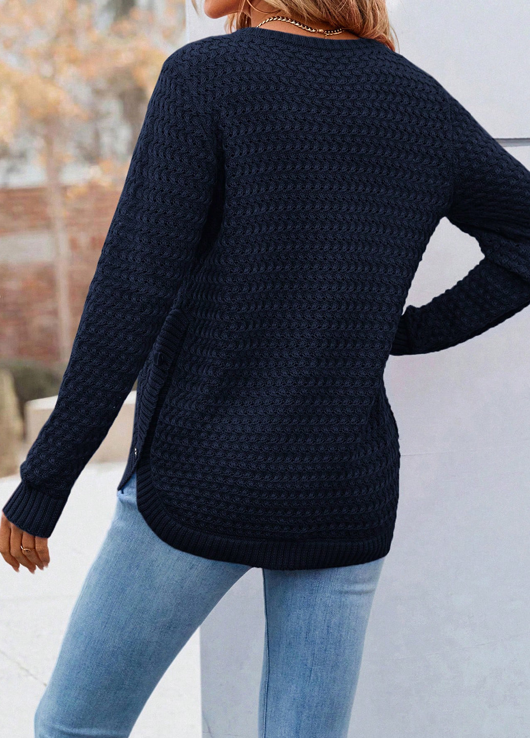 Синий демисезонный джемпер джемпер SHEIN