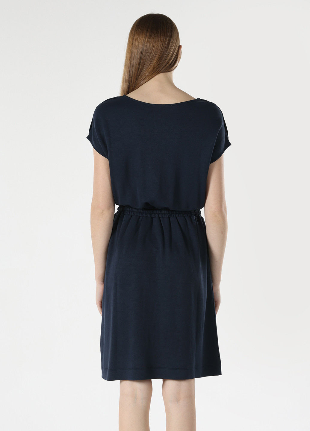 Темно-синее кэжуал платье Colin's однотонное