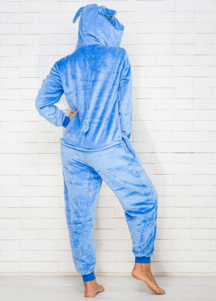 Голубая всесезон пижама кигуруми стич Funny Mood