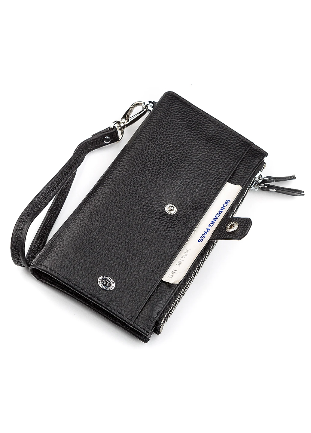 Жіночий шкіряний гаманець 10х19х2,5 см st leather (252132849)