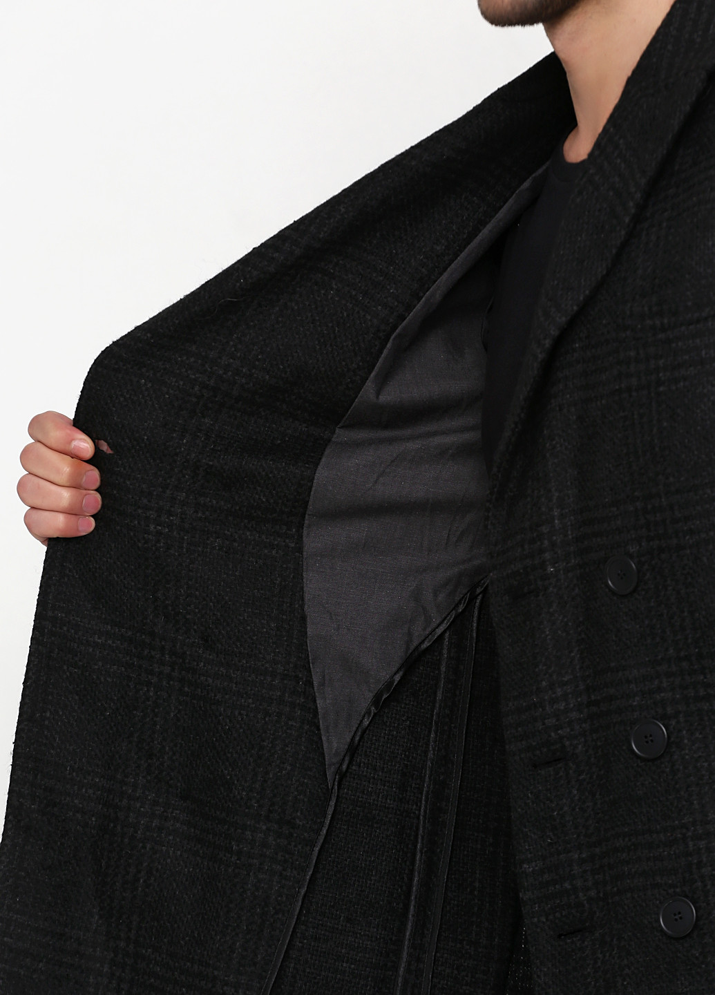 Черное демисезонное Пальто Officina 36