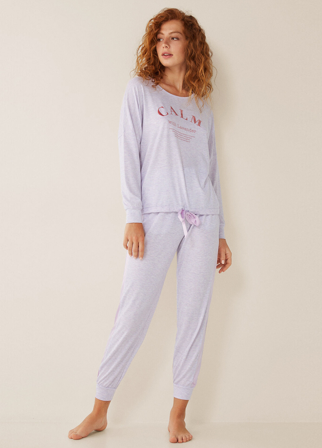 Сиреневая всесезон пижама (лонгслив, брюки) лонгслив + брюки Women'secret