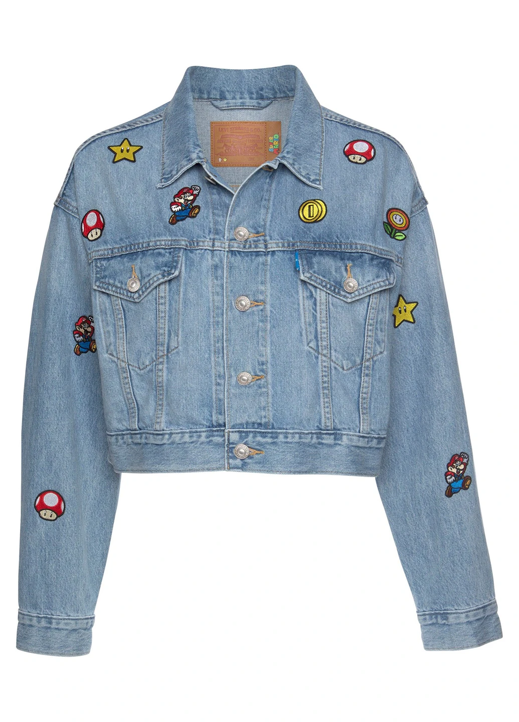Голубая демисезонная куртка Levi's
